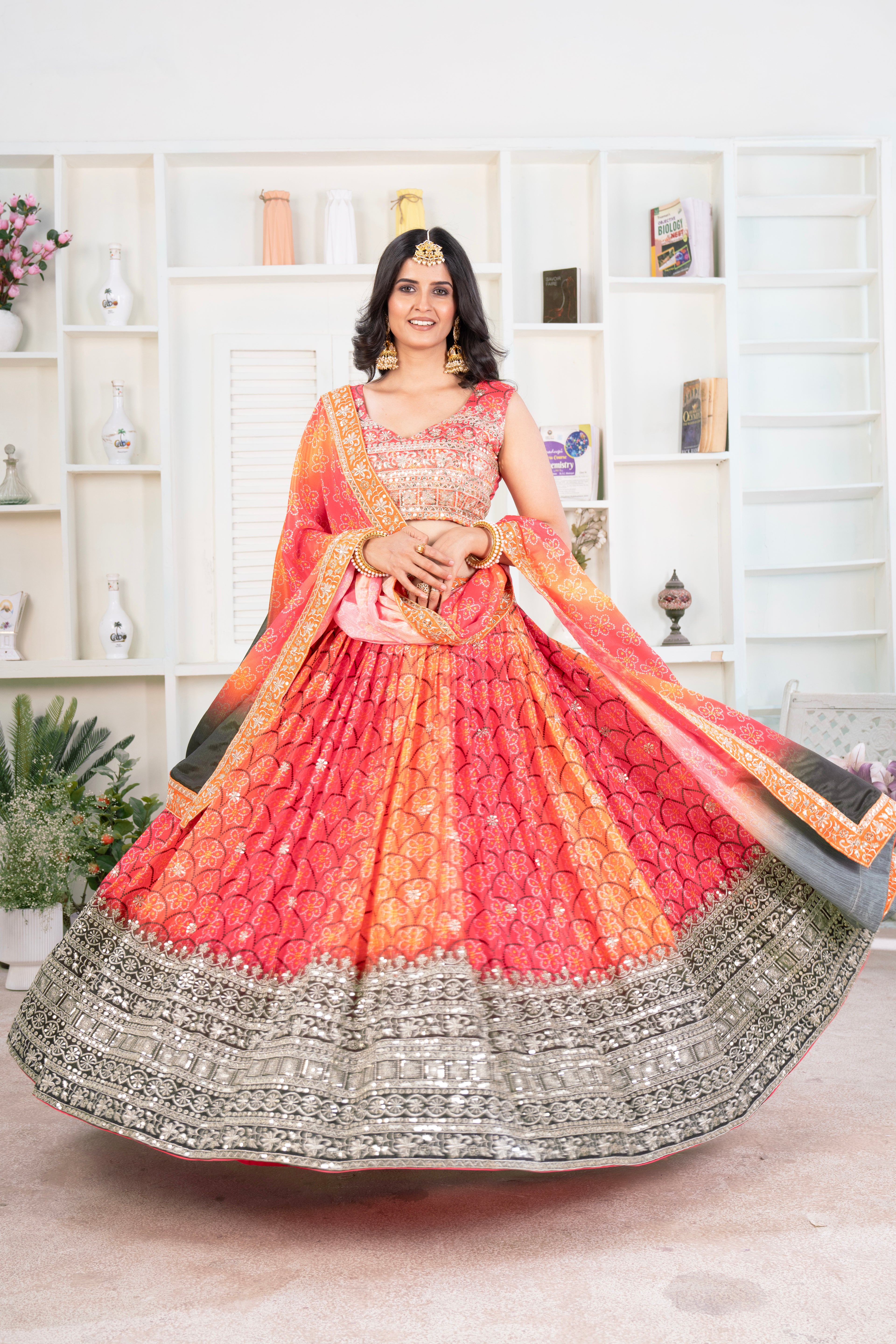 Sunshine Bloom Printed Lehenga Set