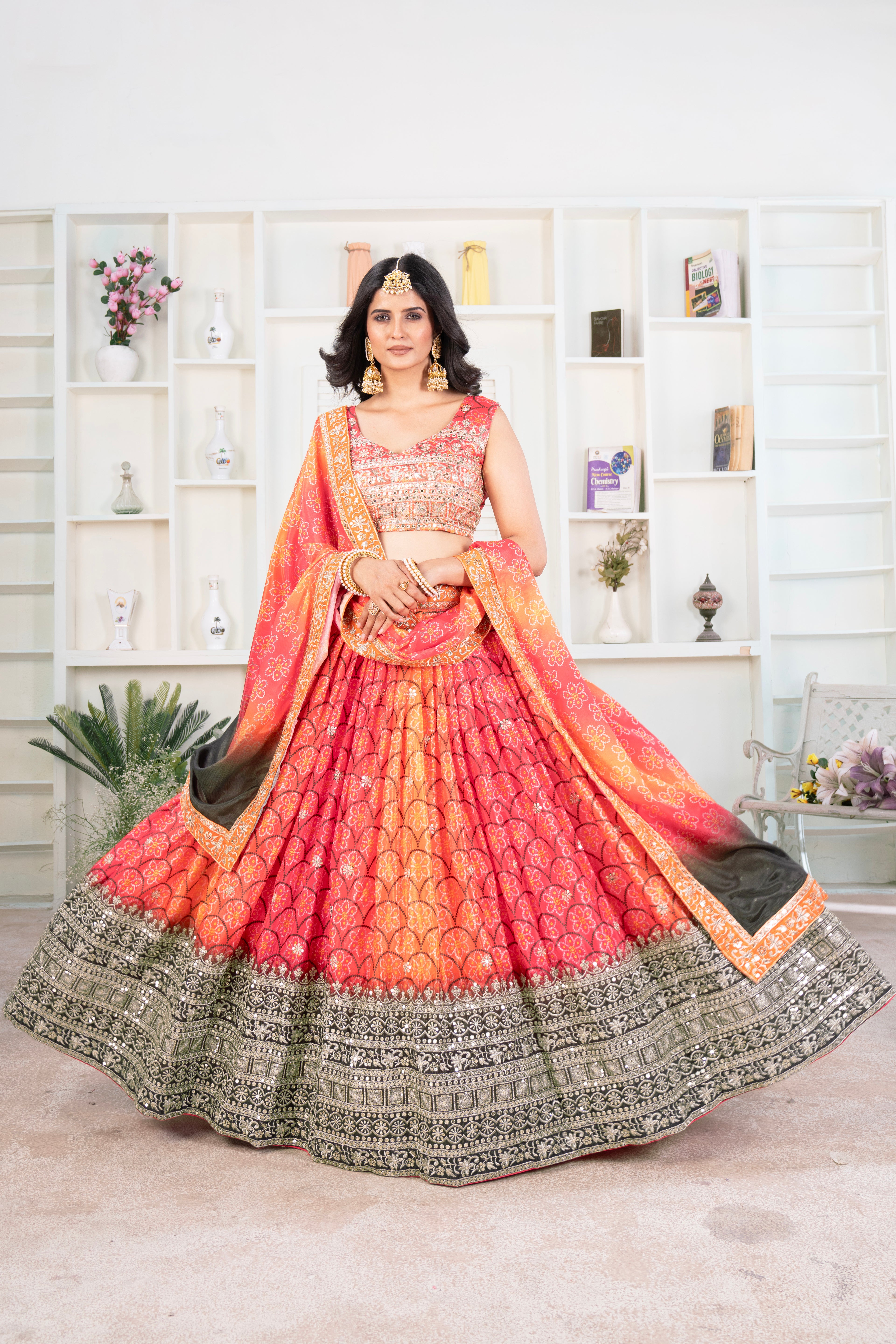 Sunshine Bloom Printed Lehenga Set