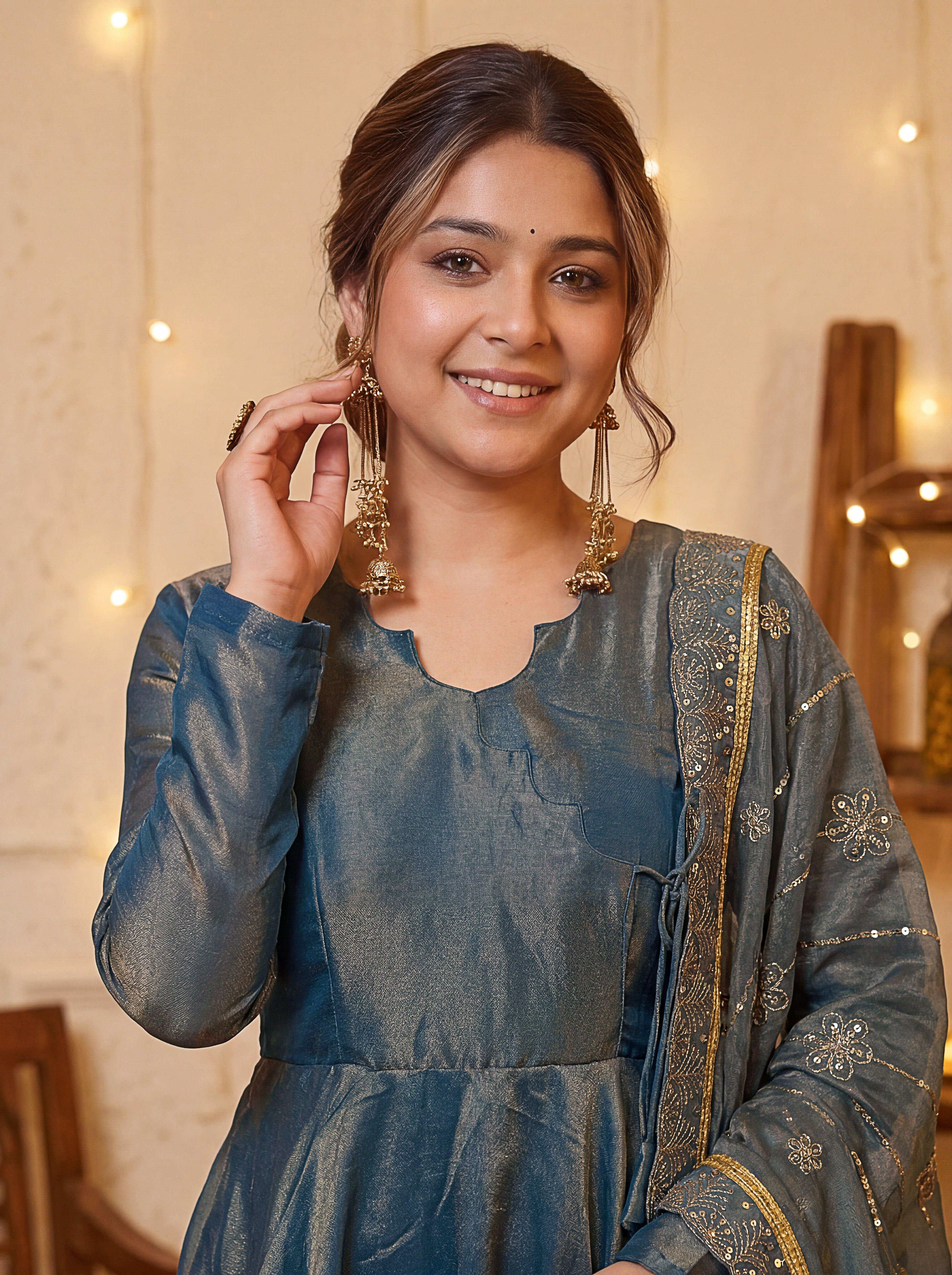 Royal Grace Anarkali Gown Set