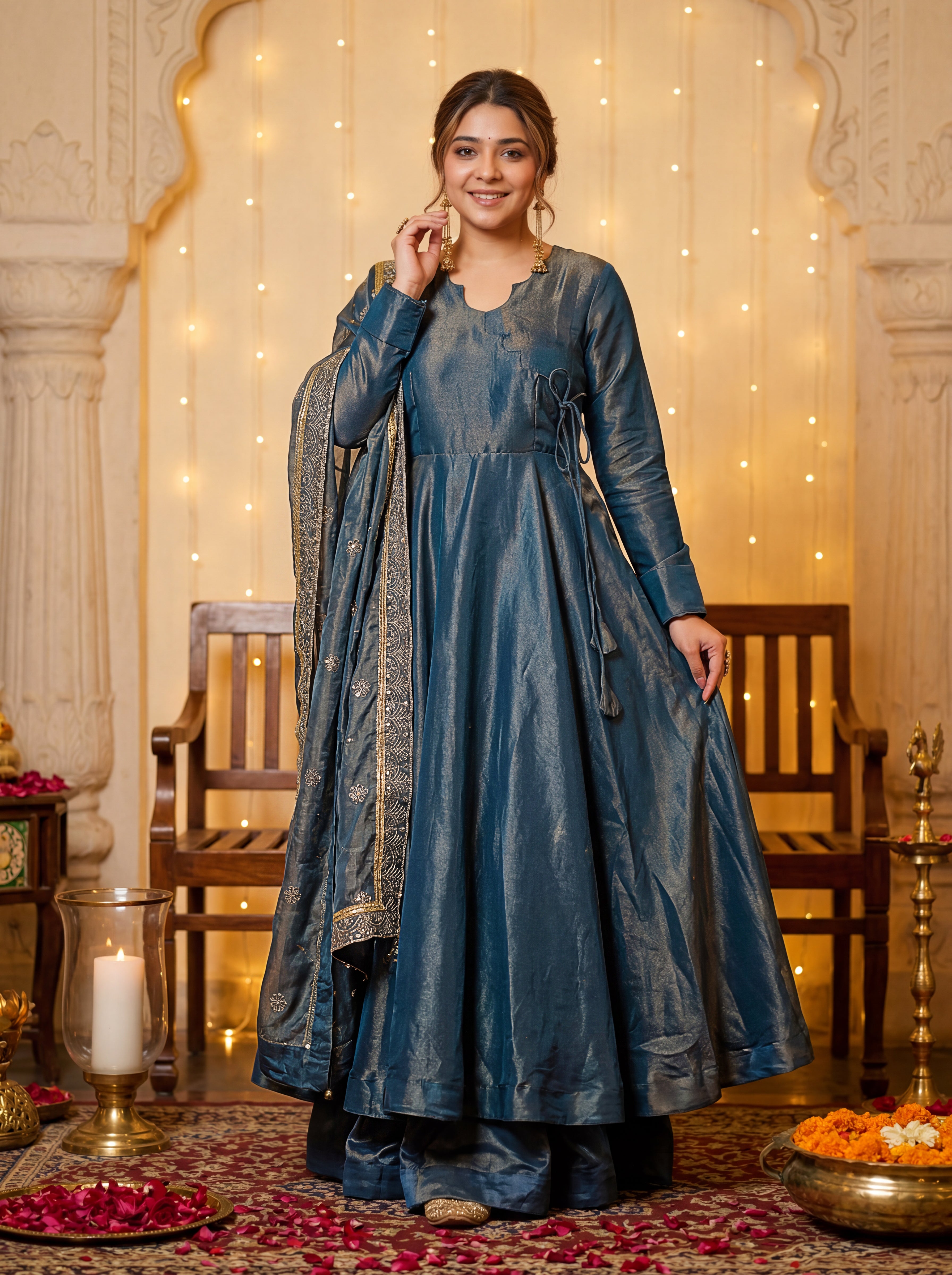 Royal Grace Anarkali Gown Set