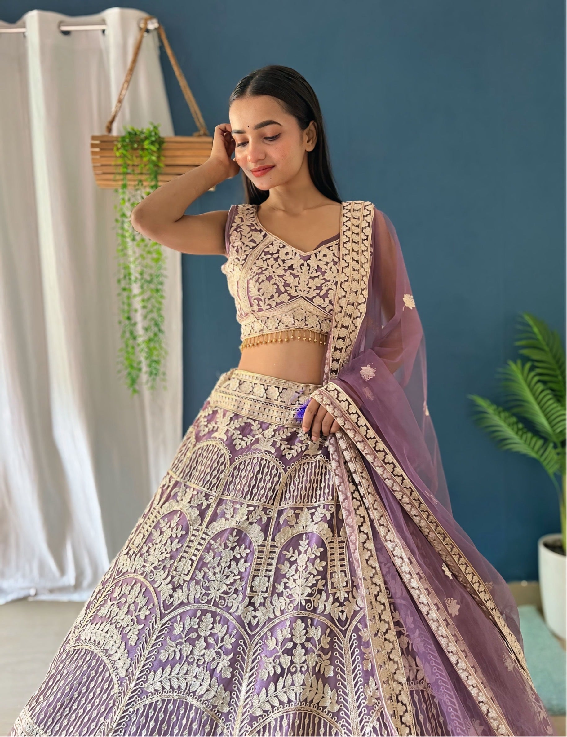 Royal Flair Heavy Embroidered Lehenga Choli Set