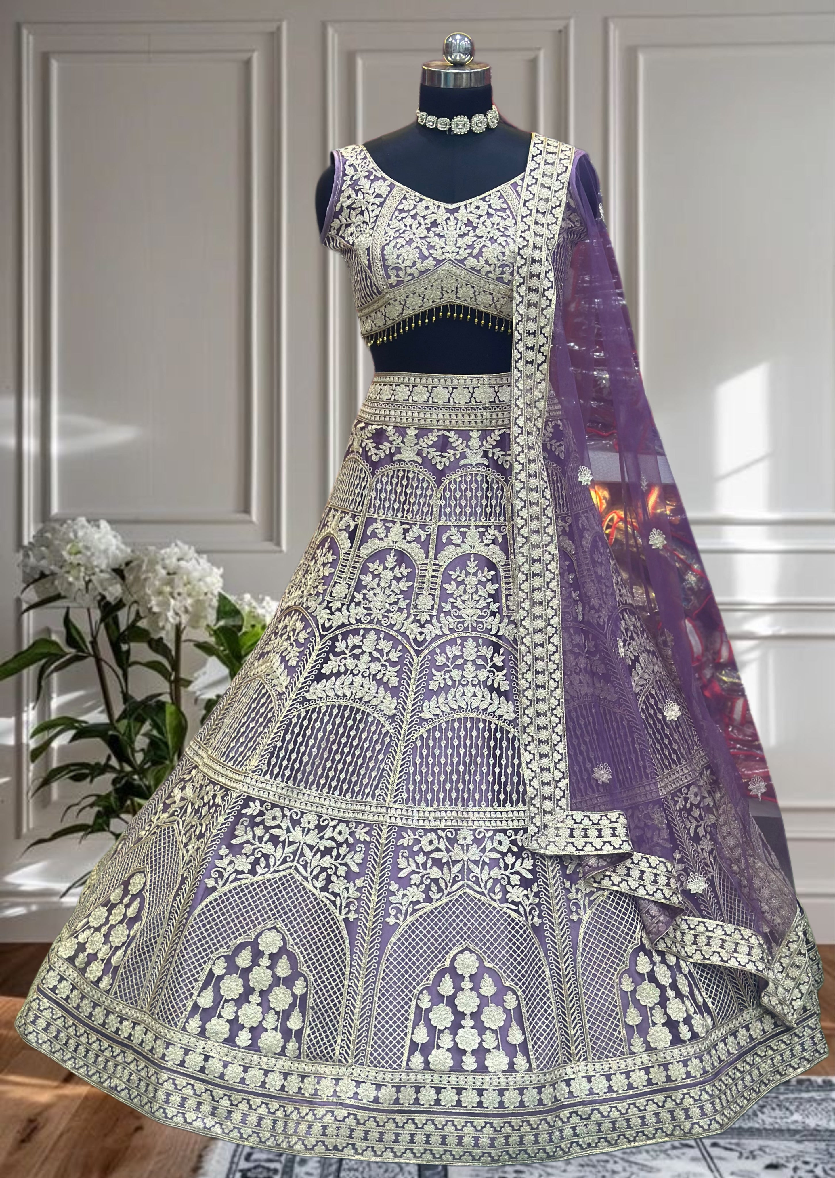 Royal Flair Heavy Embroidered Lehenga Choli Set