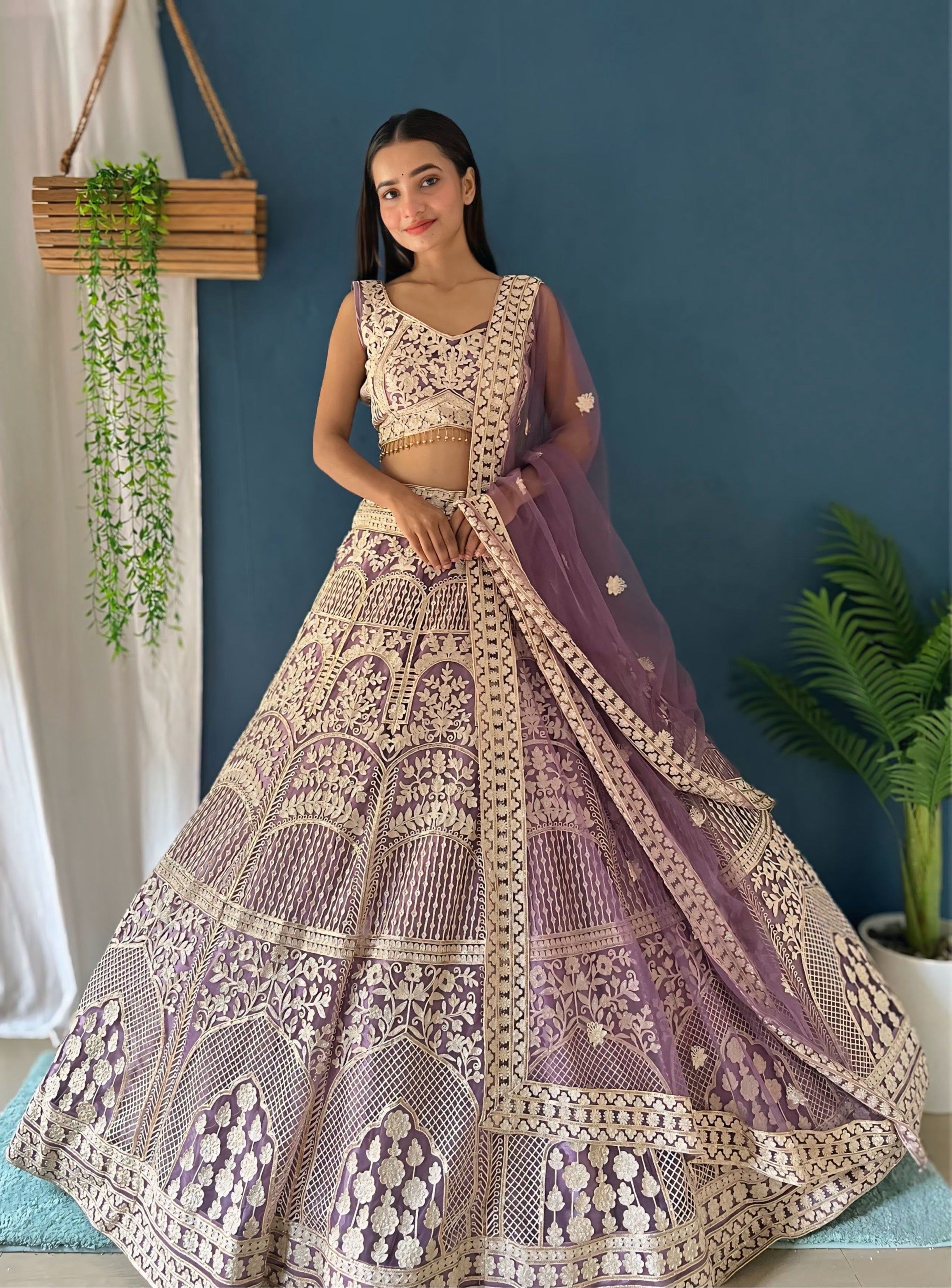 Royal Flair Heavy Embroidered Lehenga Choli Set