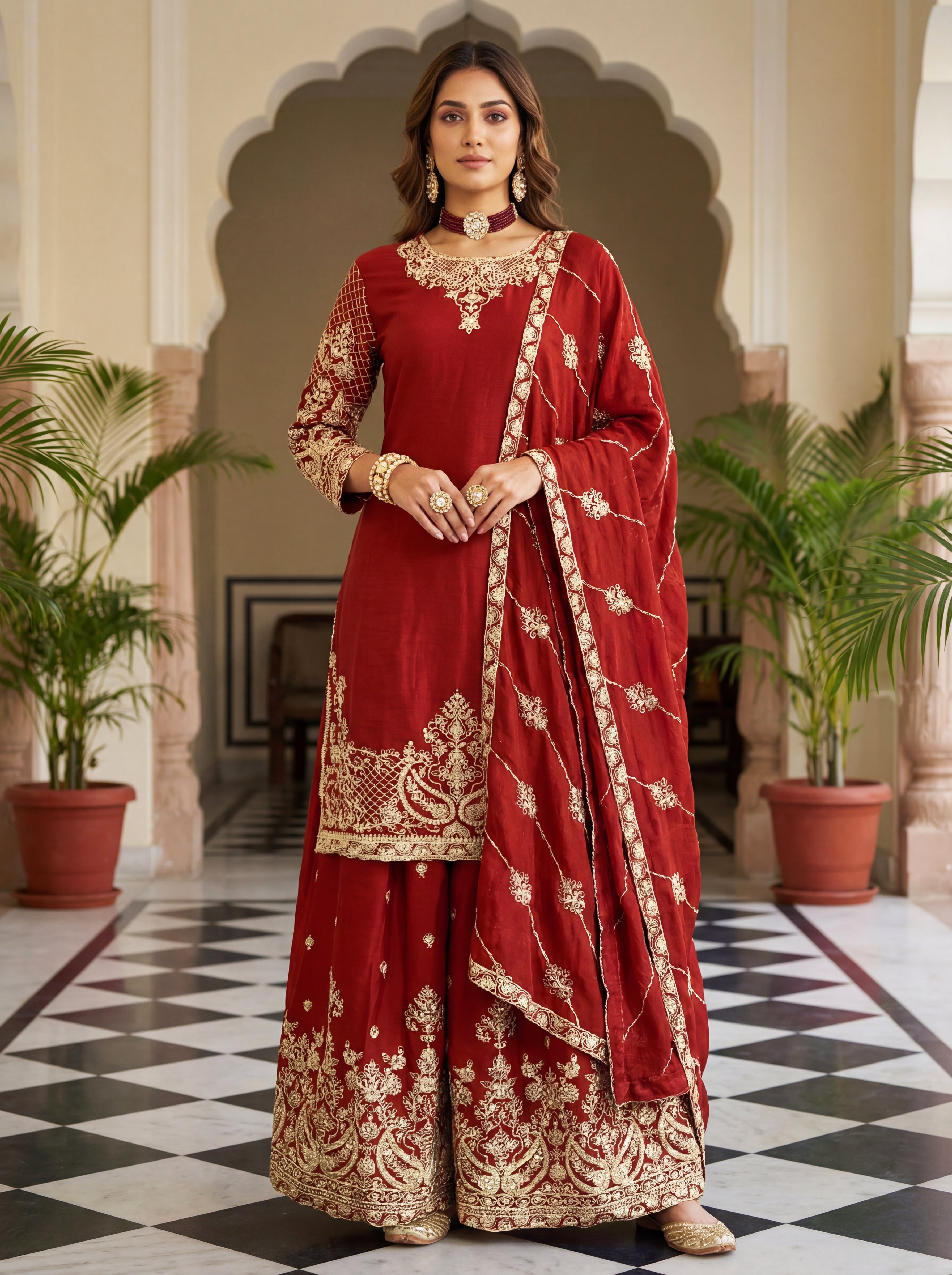 Nooraya Chinon Sharara Set