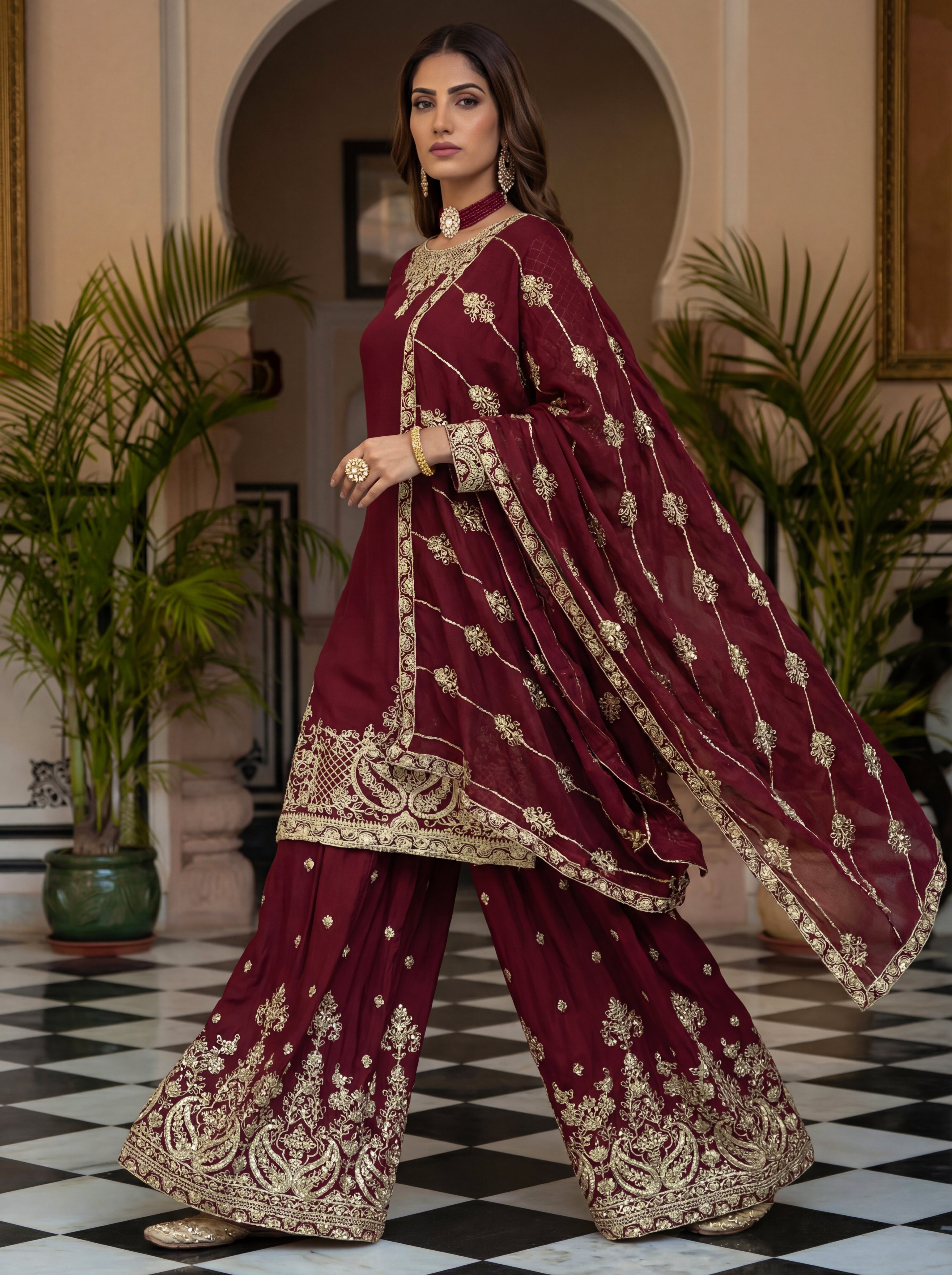 Nooraya Chinon Sharara Set