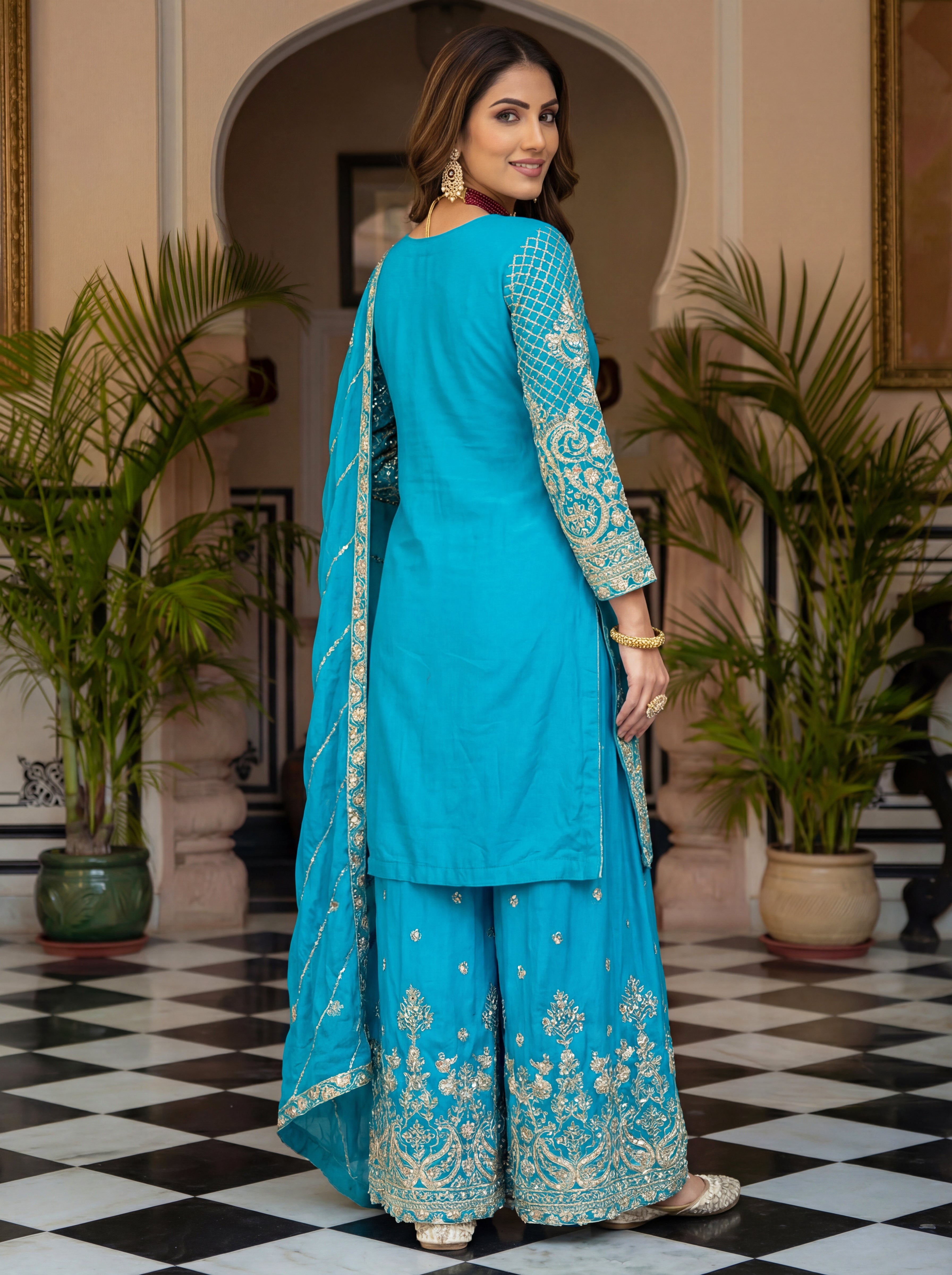 Nooraya Chinon Sharara Set