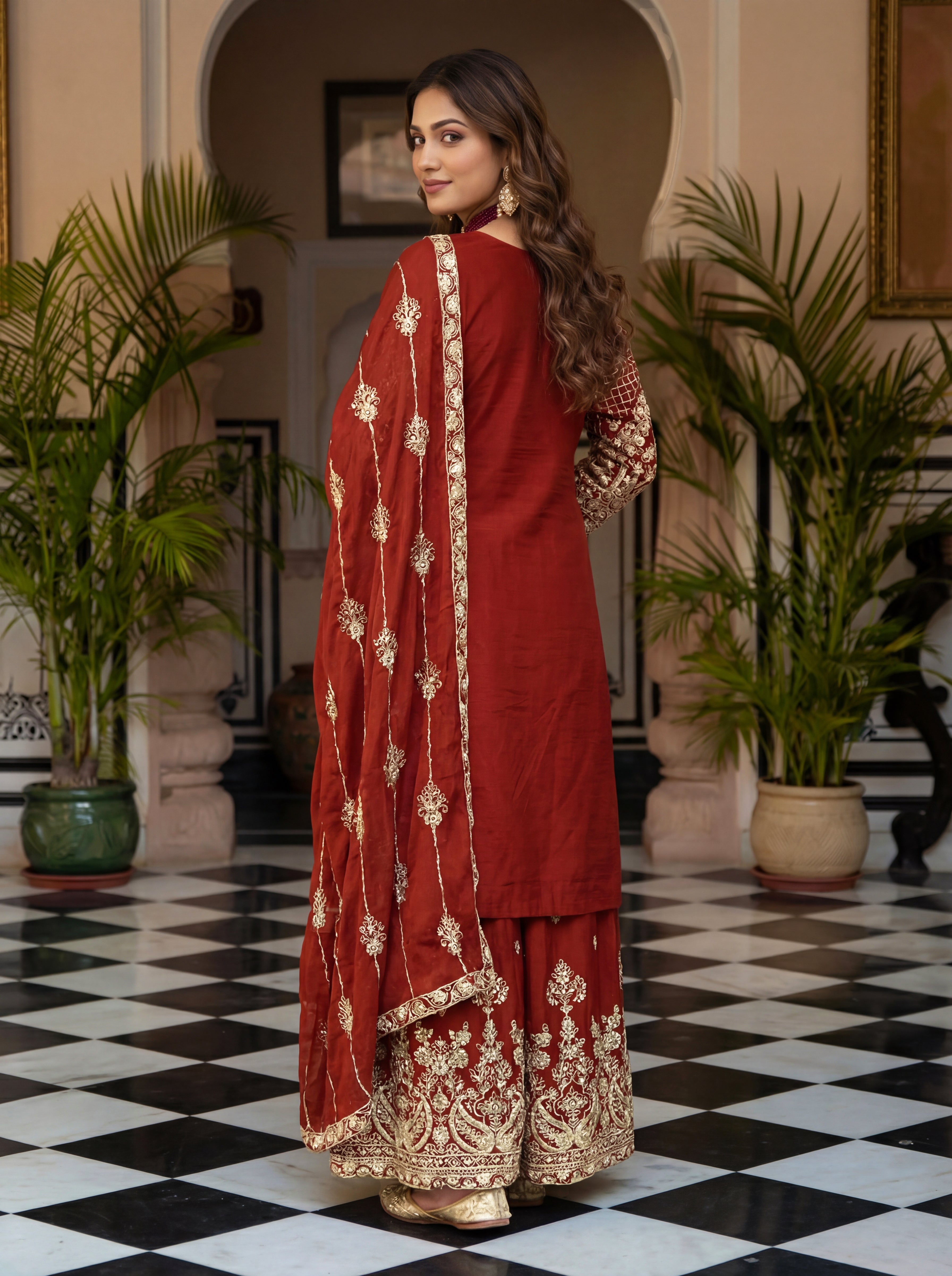 Nooraya Chinon Sharara Set
