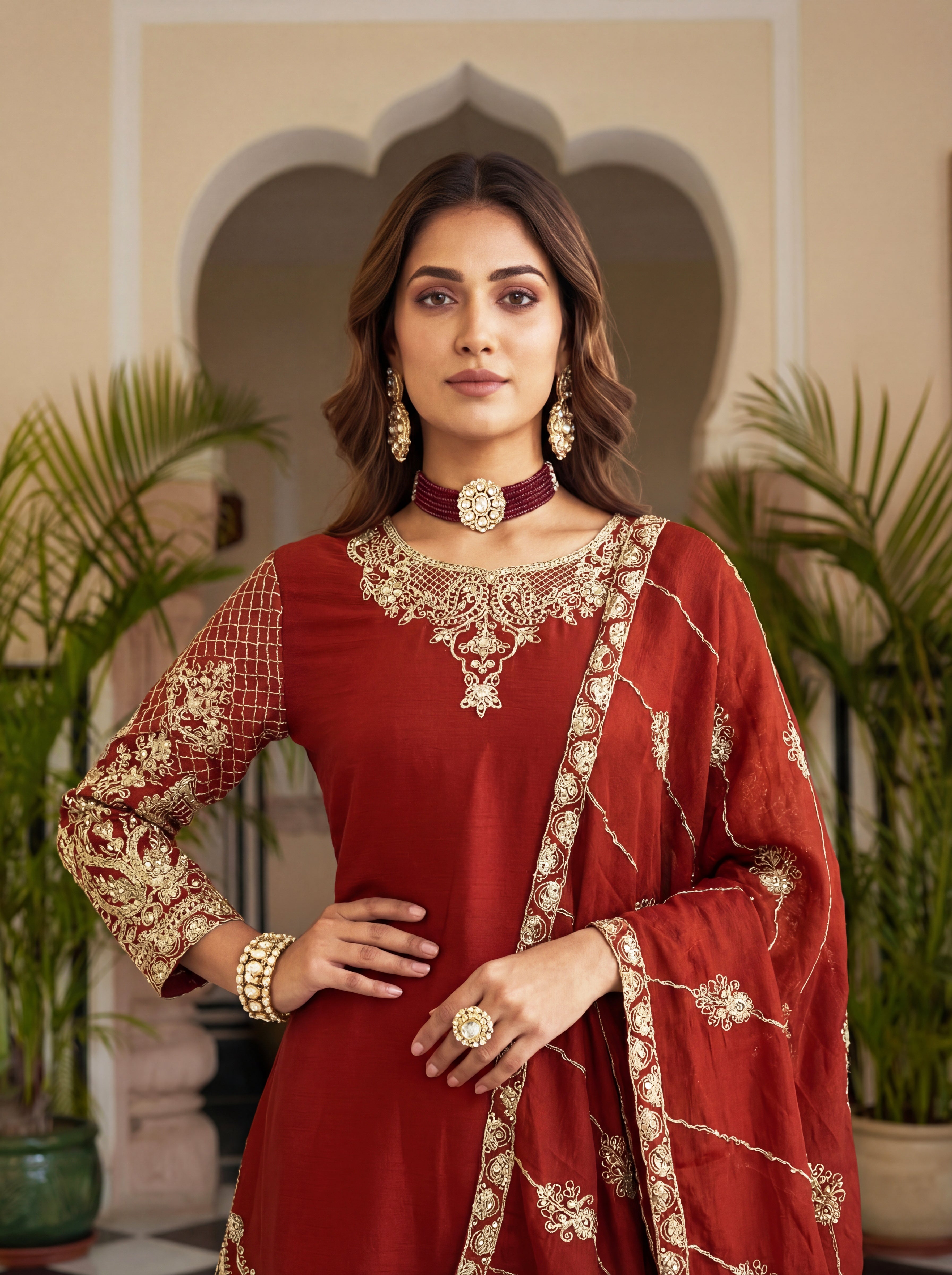Nooraya Chinon Sharara Set