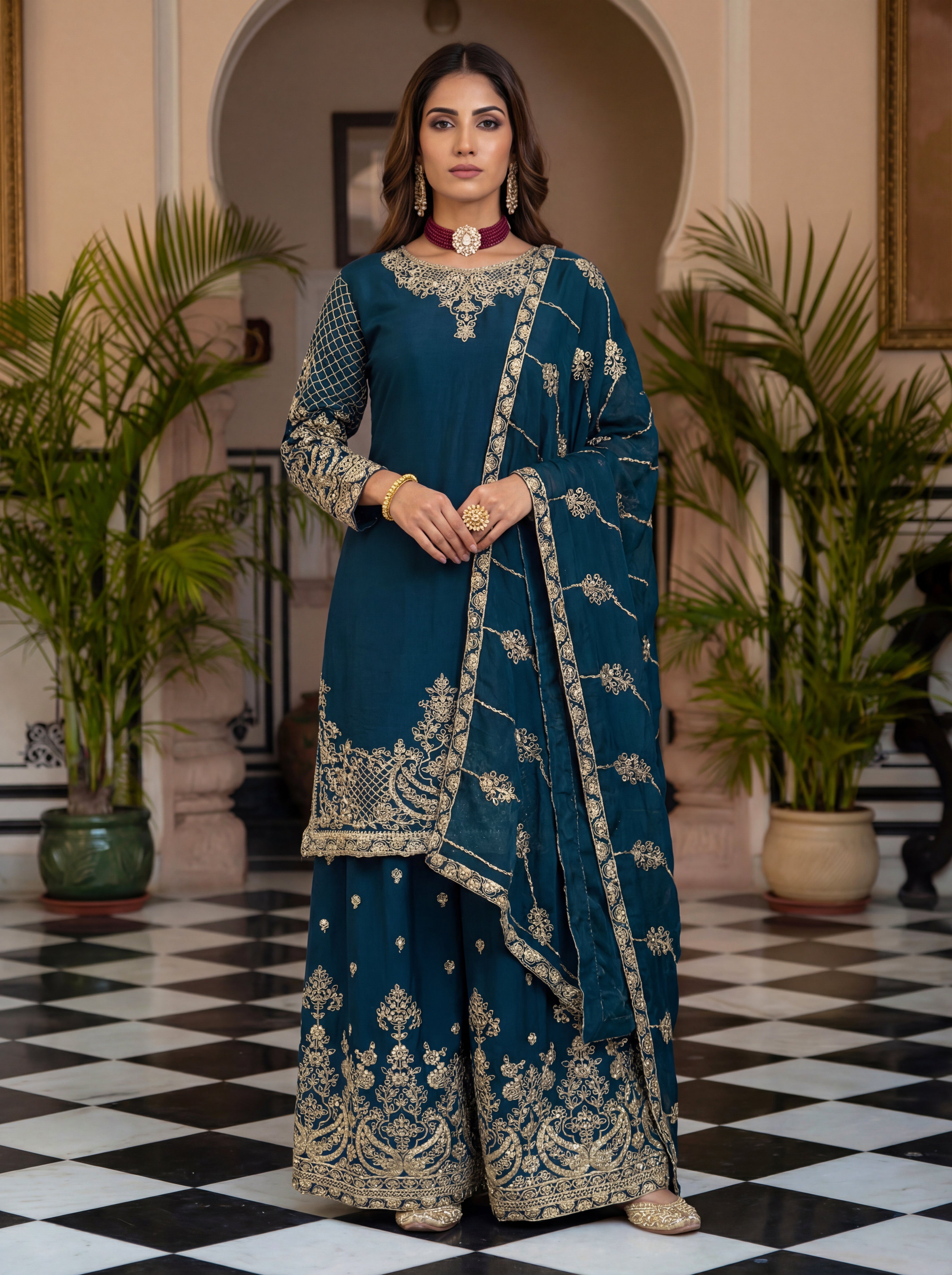 Nooraya Chinon Sharara Set