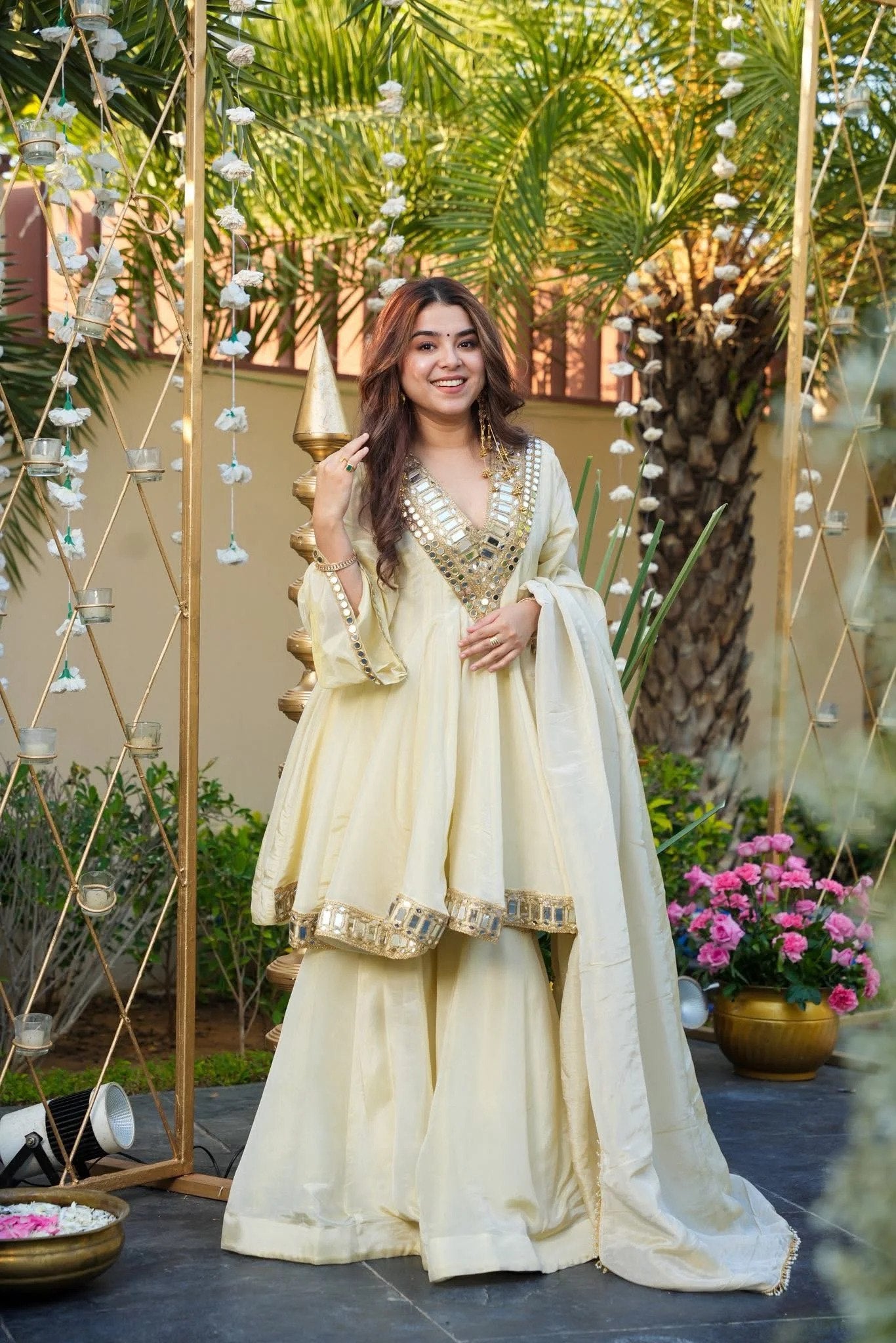Off-White Tyohaar Mirror Palazzo Set