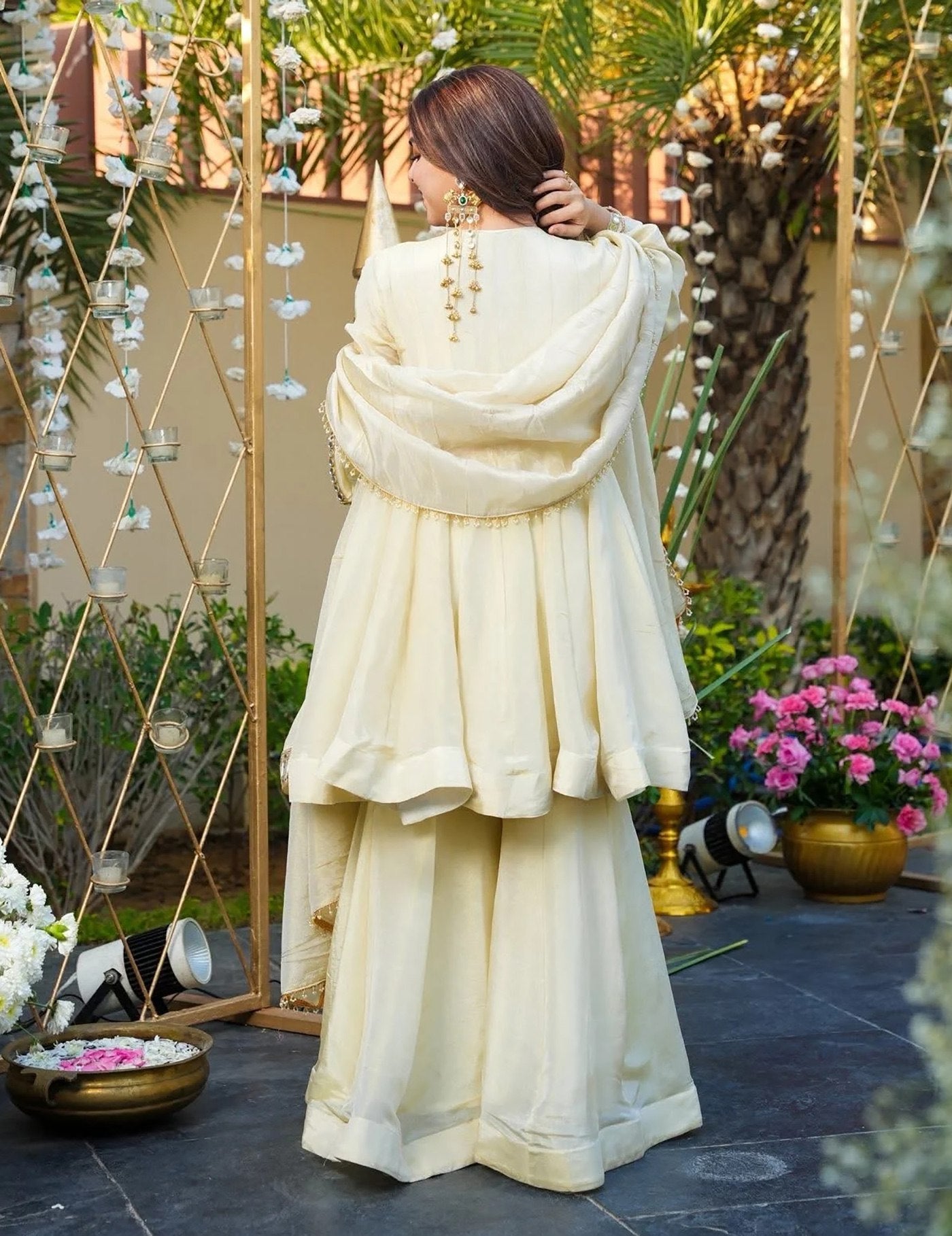 Off-White Tyohaar Mirror Palazzo Set
