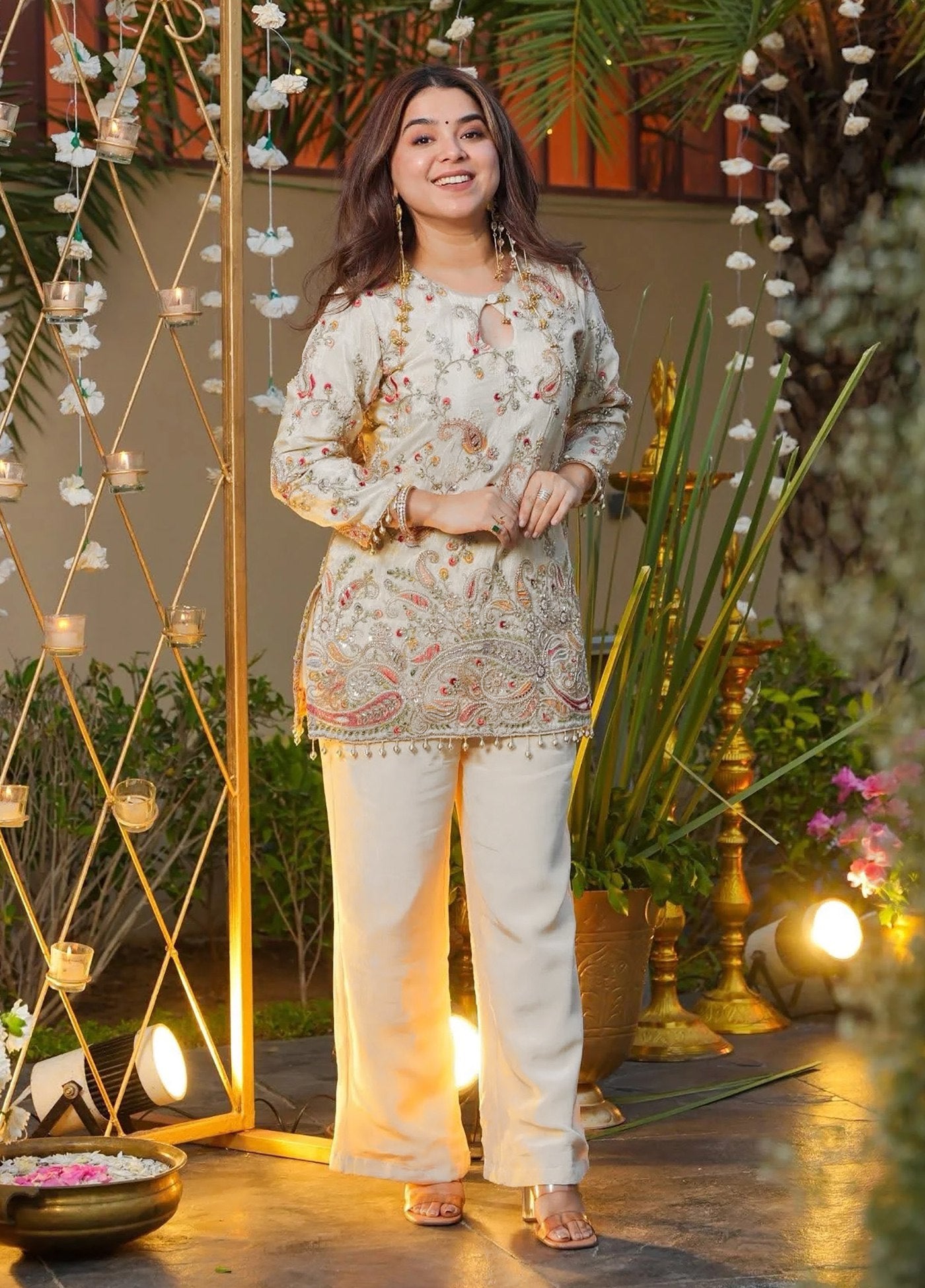 Off-White Pranavi Chic Co-Ord Set