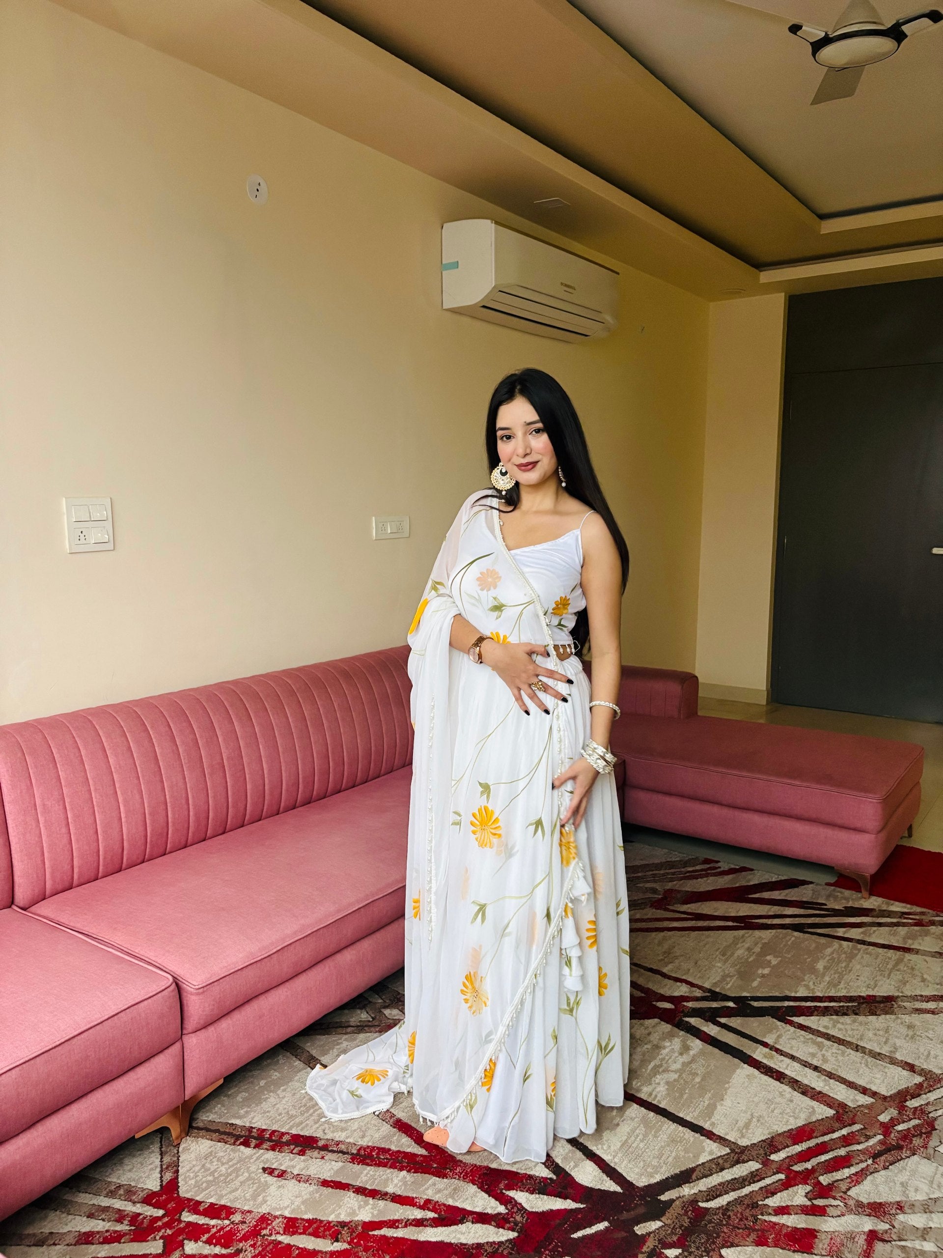 Bloom Grace Organza Lehenga Set