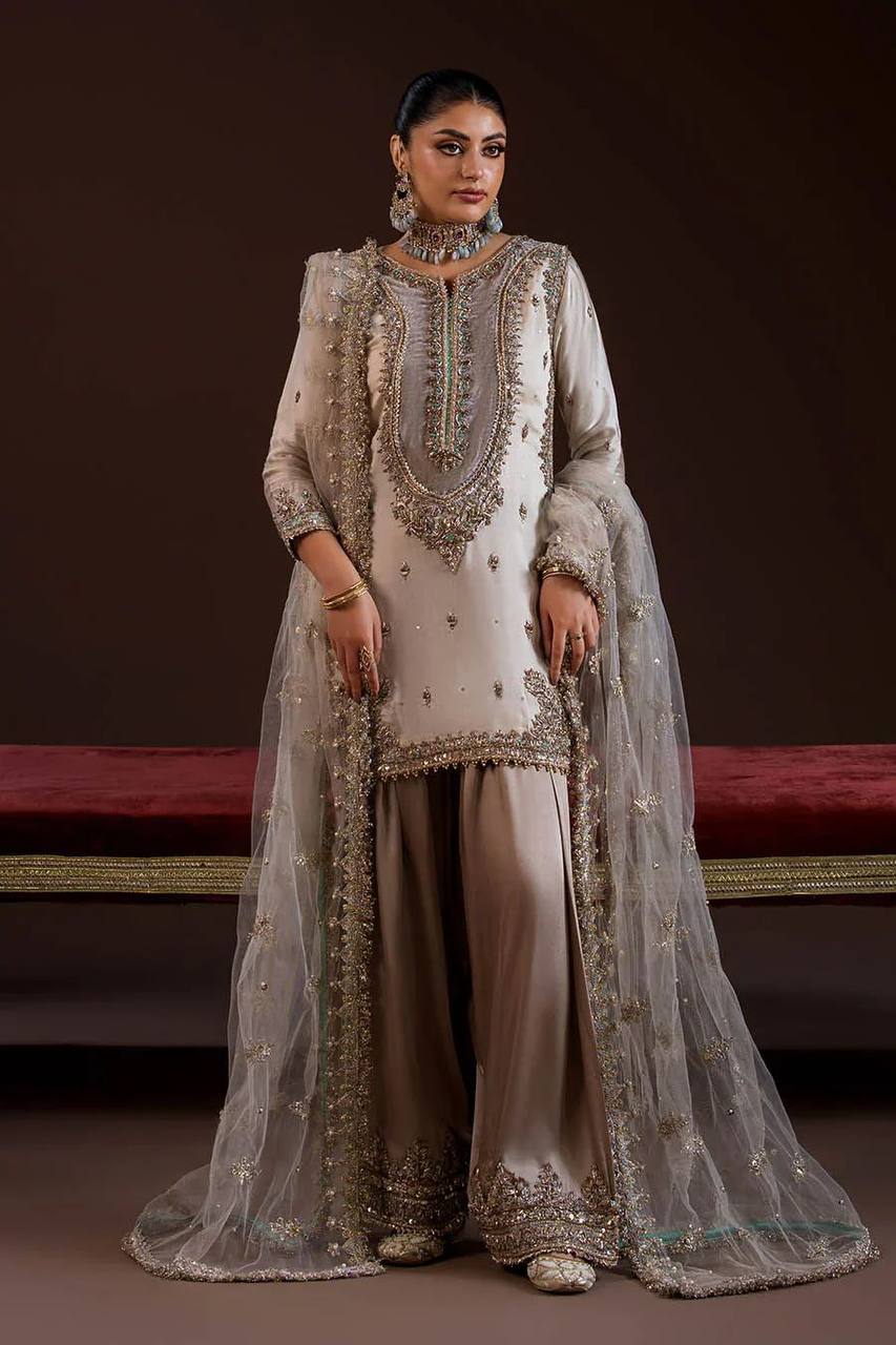 Festive Glow Crepe Silk Palazzo Set