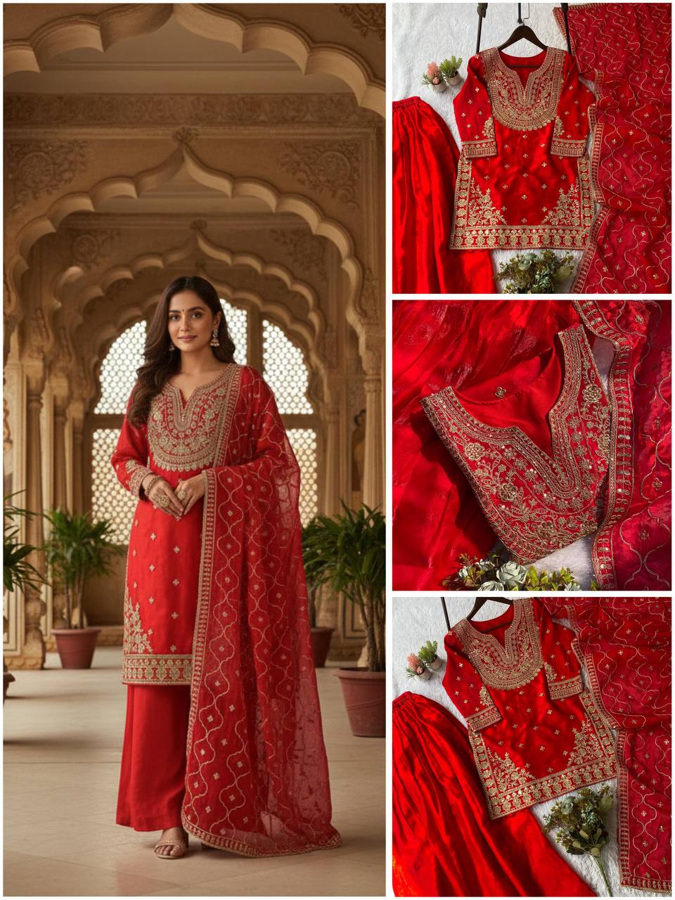 Royal Thread Fendy Palazzo Set