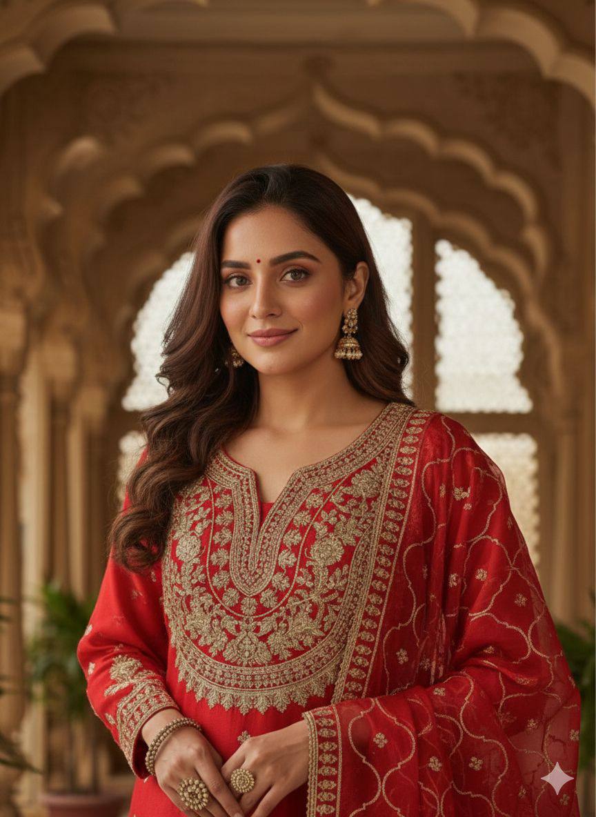 Royal Thread Fendy Palazzo Set