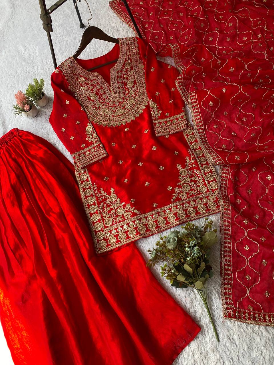 Royal Thread Fendy Palazzo Set