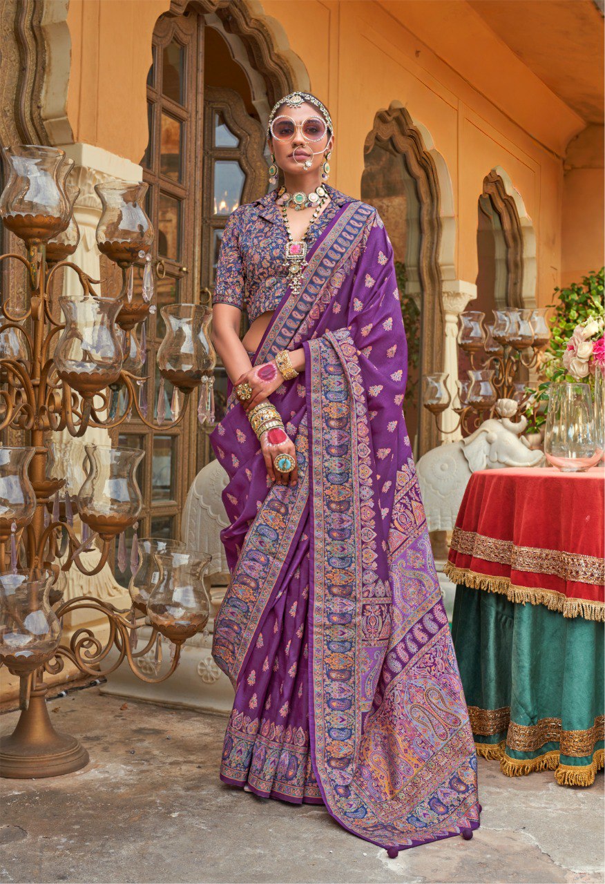 Golden Weave Silk Saree