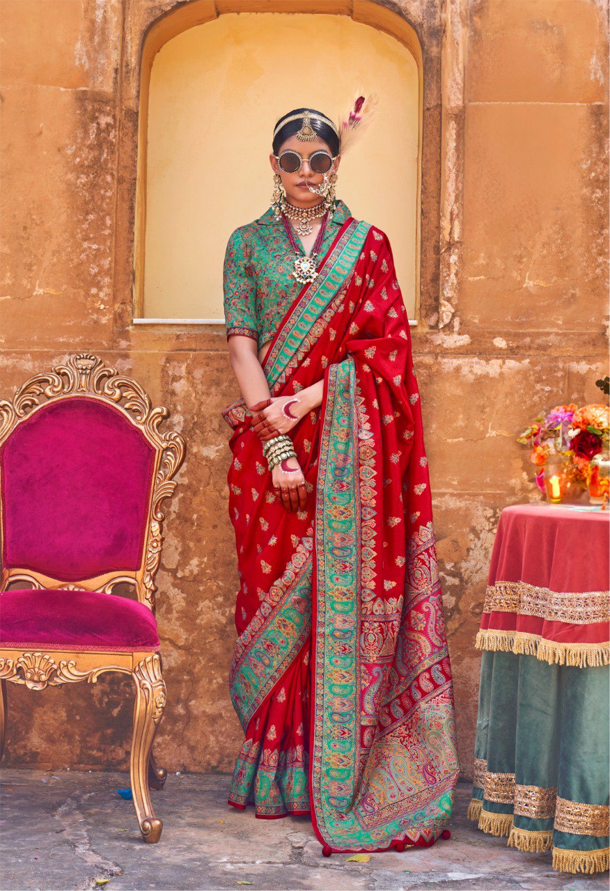 Golden Weave Silk Saree