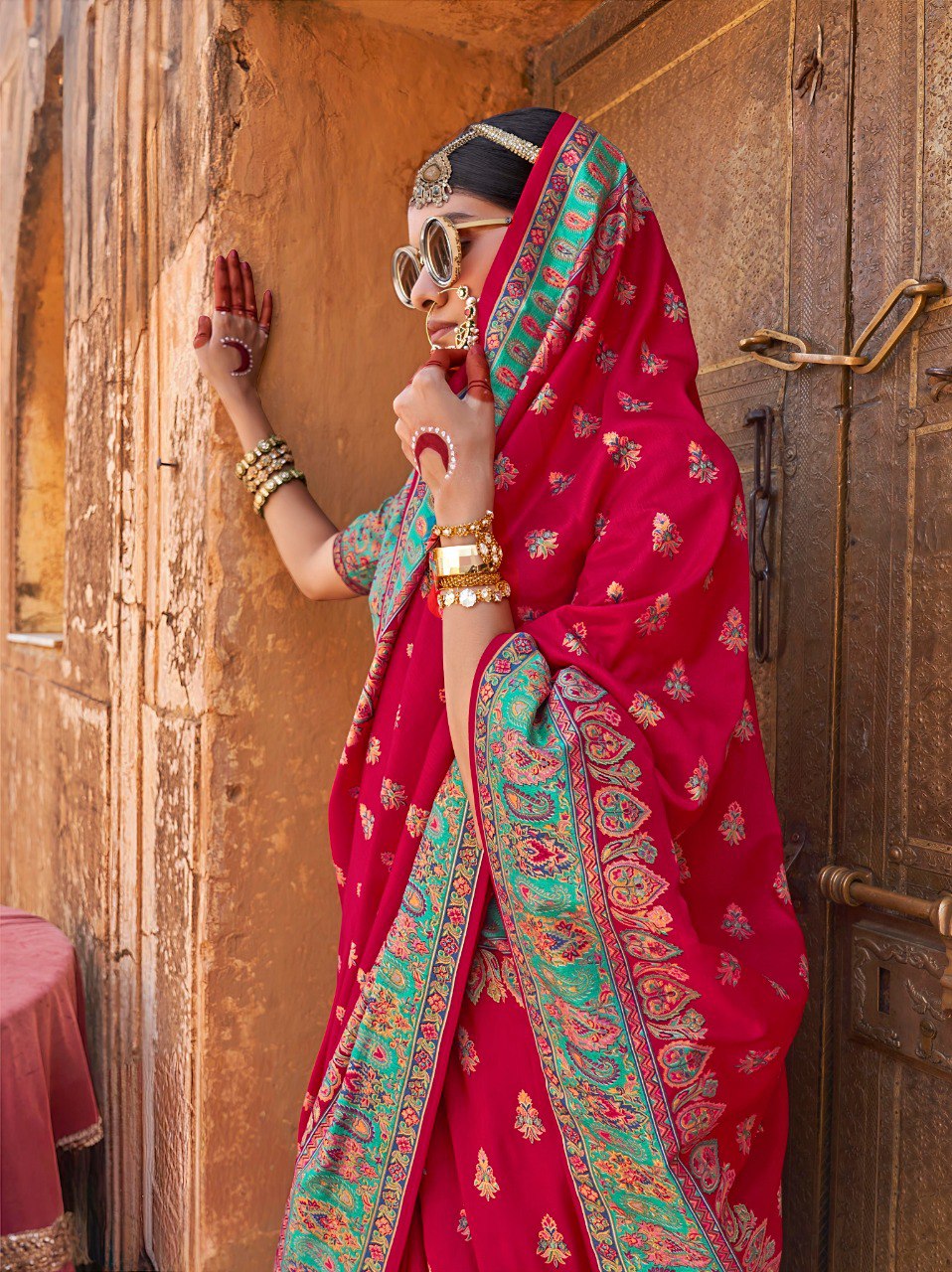 Golden Weave Silk Saree
