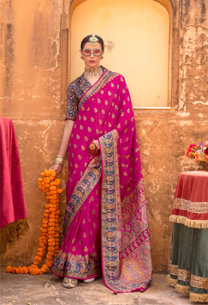 Golden Weave Silk Saree