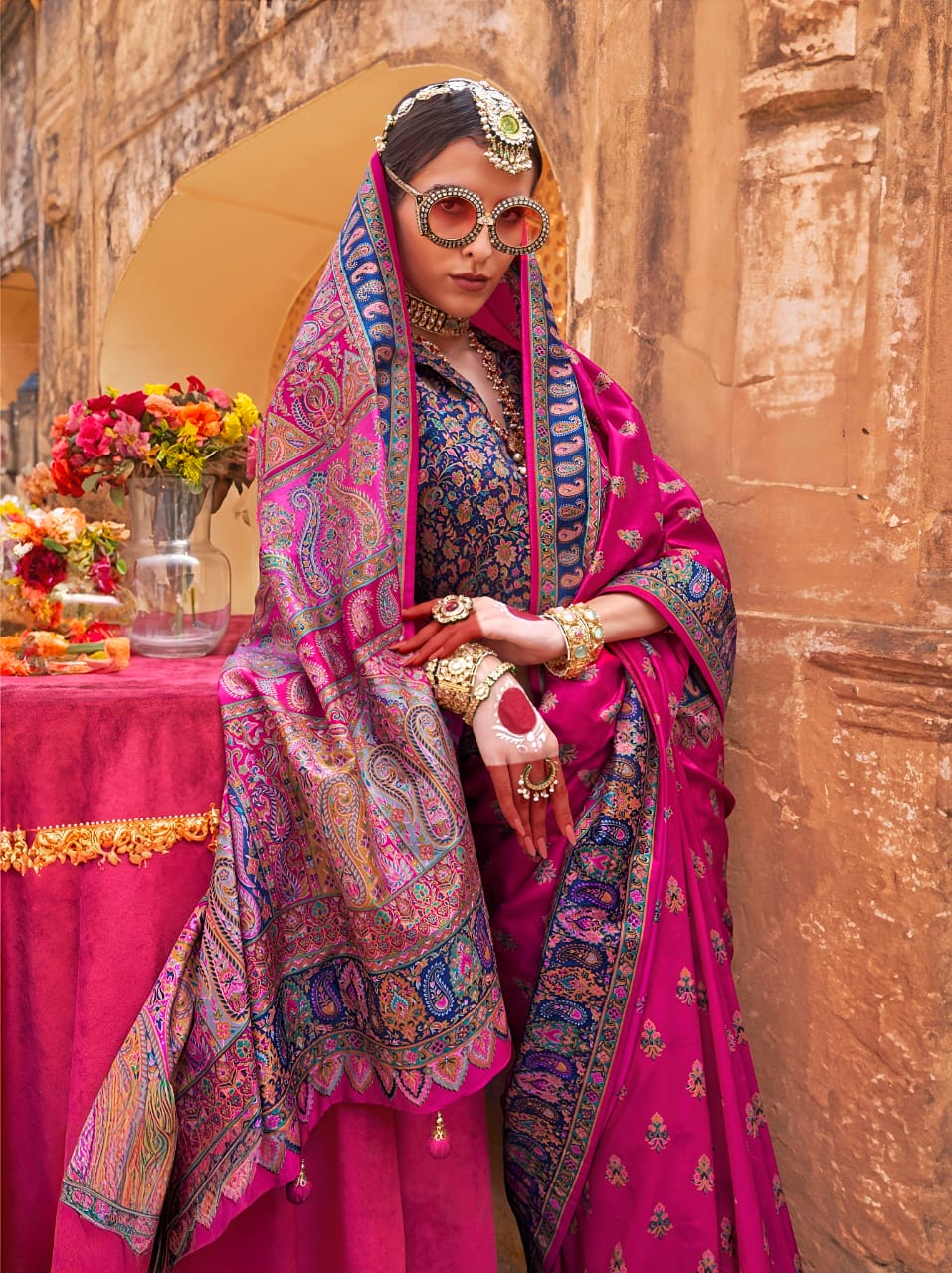 Golden Weave Silk Saree
