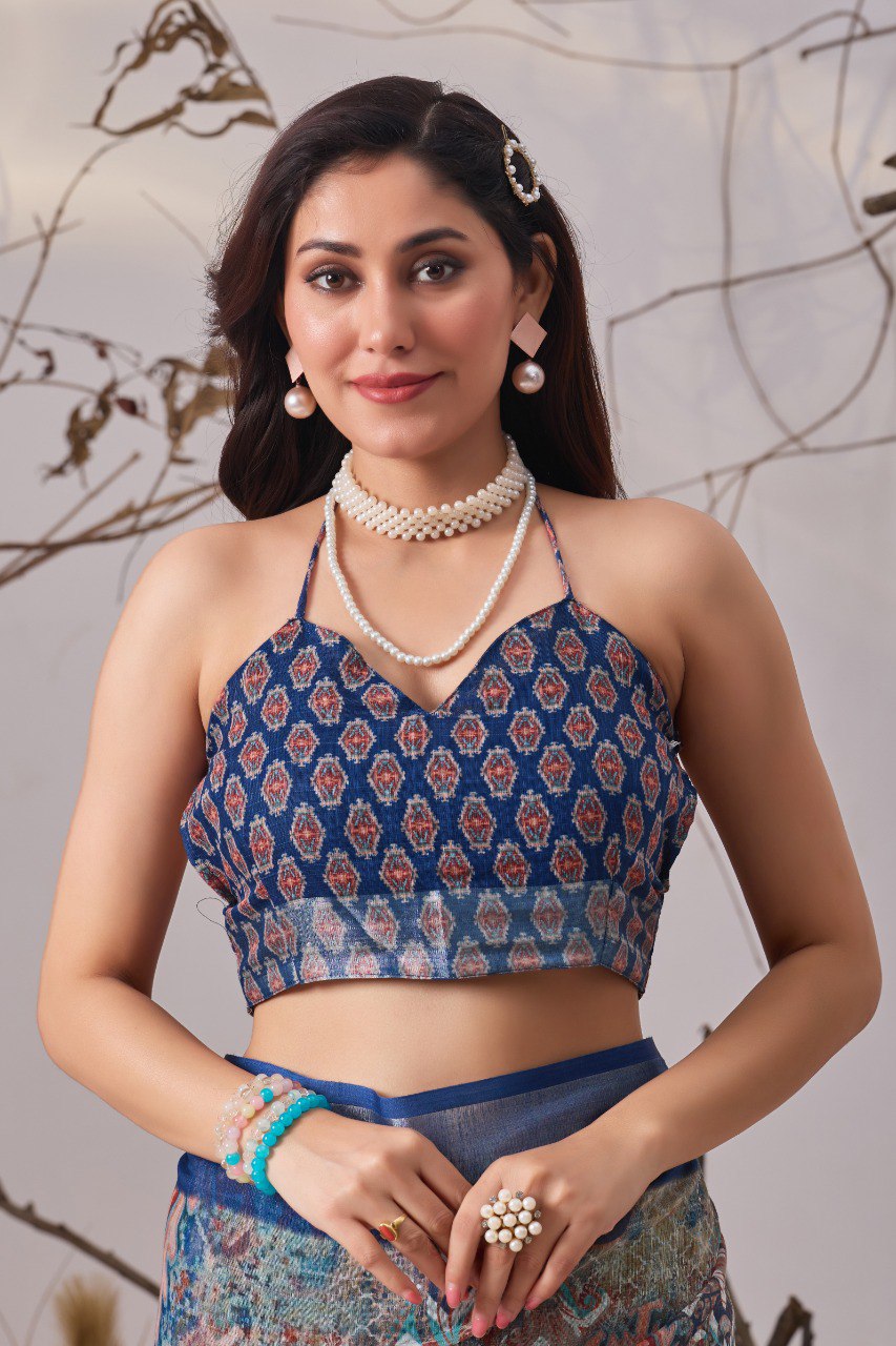 Timeless Patola Linen Saree