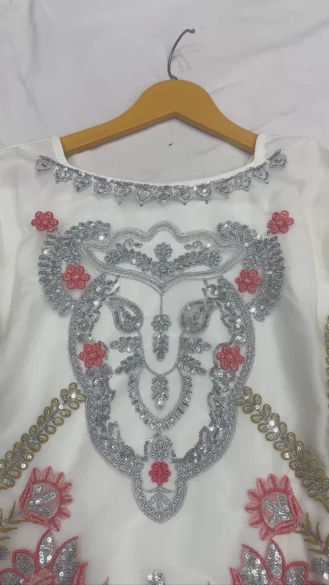 Ivory Noor Elegance Sharara Set