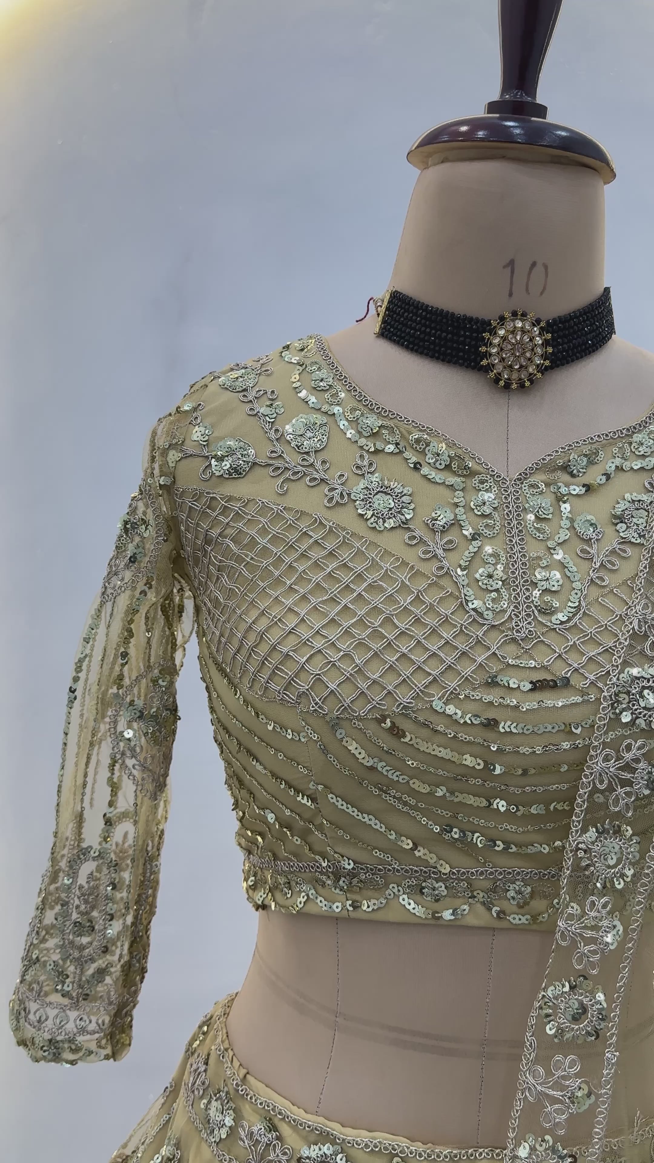 Regal Net Embroidered Lehenga Set