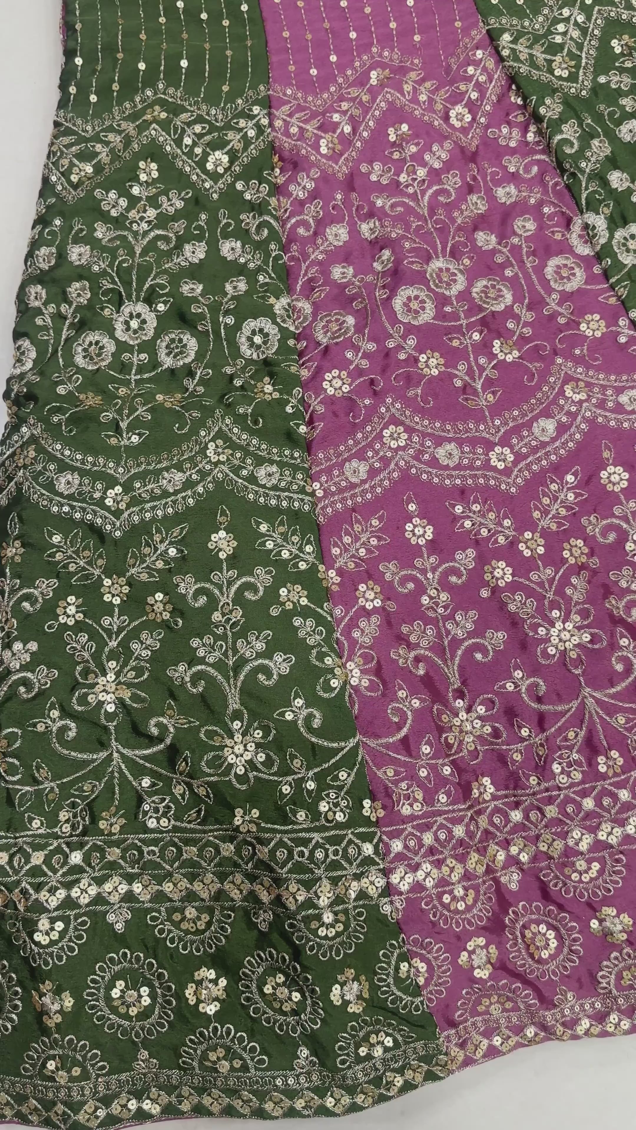 Royal Twirl Chinon Lehenga Set