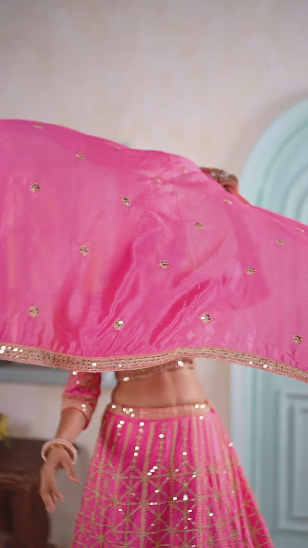 Midnight Royal Embroidered Lehenga Set